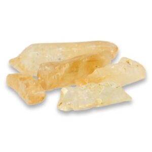 Citrien kralen puntjes (verhit) - 5 st.