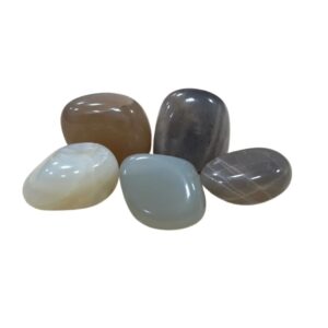 Maansteen multi A 100 gr. trommelstenen (mt3)