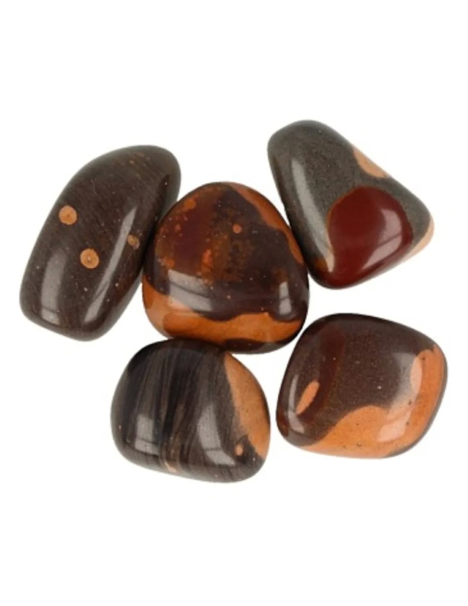 Jaspis gila 50 gr. trommelstenen (mt3)
