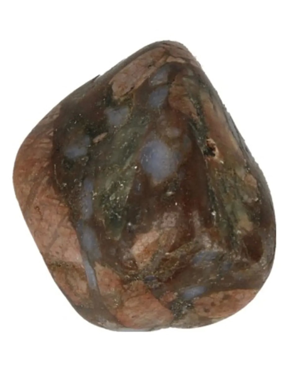 Que Sera 1 st. trommelsteen (blauwe Rhyoliet) (mt3) 2-3 cm