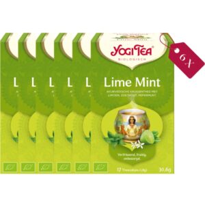 Yogi Tea Lime Mint - tray: 6 stuks