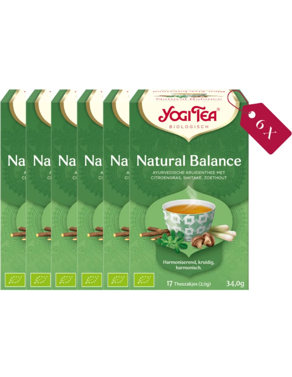 Yogi tea Natural Balance - tray: 6 stuks