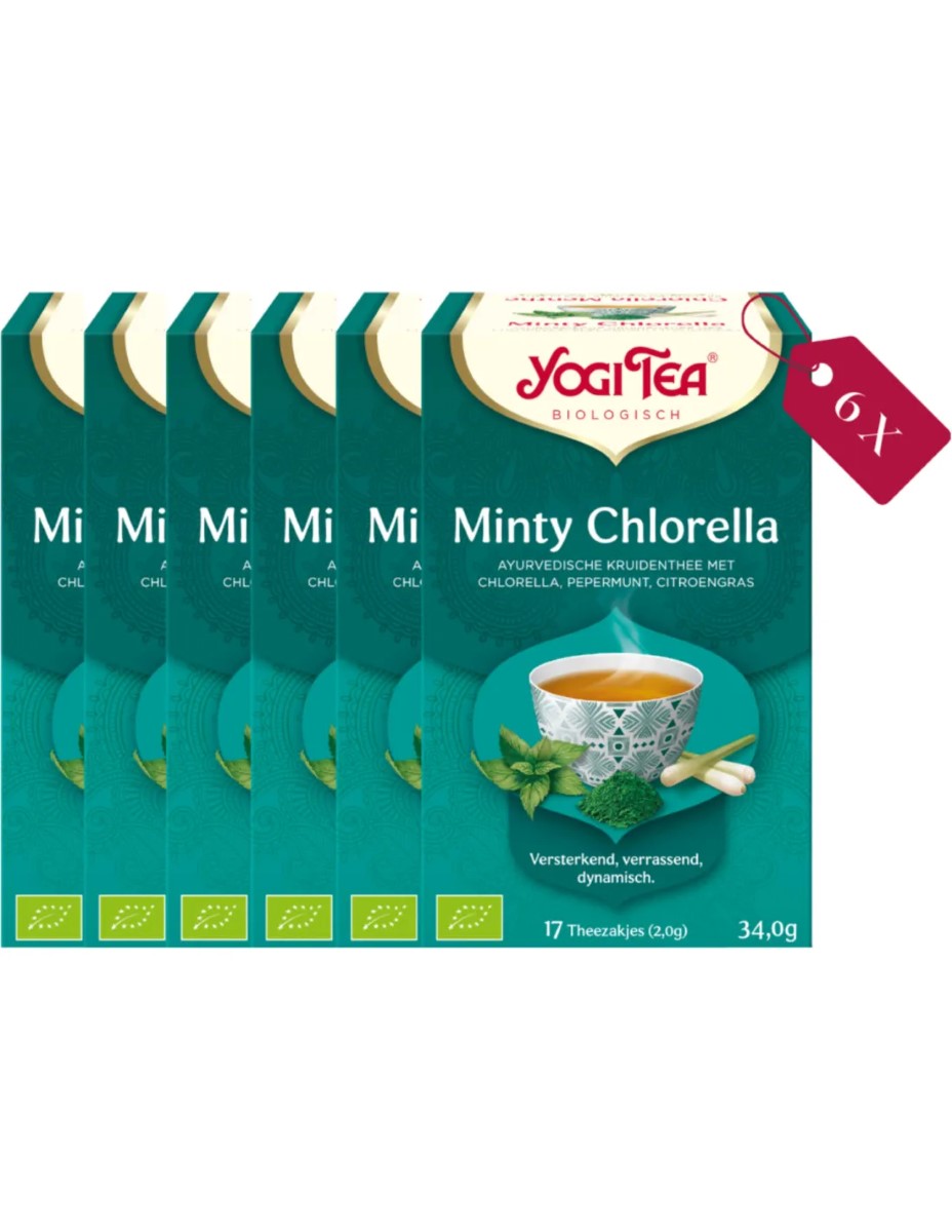Yogi Tea Minty Chlorella (per 6)