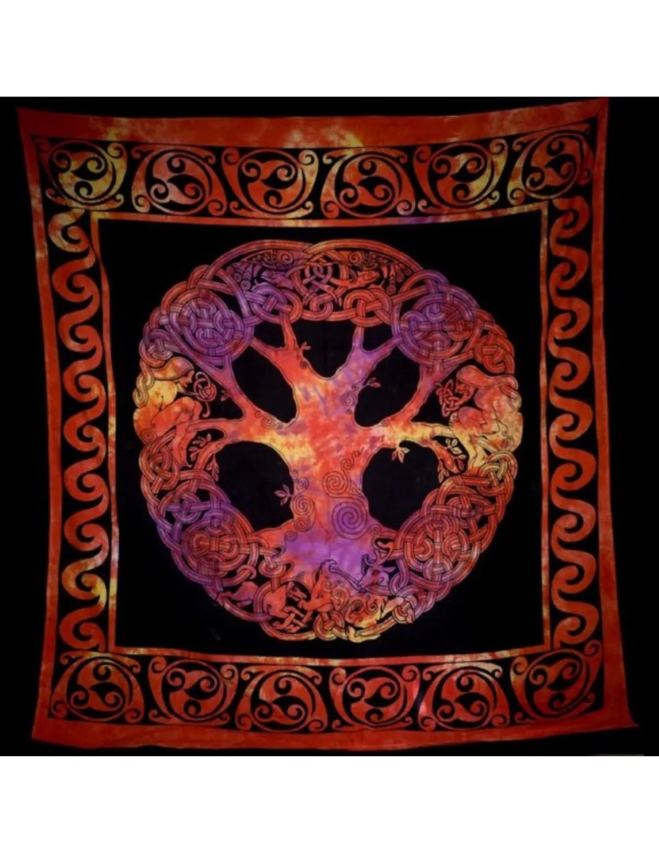 Grandfoulard - 23 - Celtic Tree - oranje - Afbeelding 2