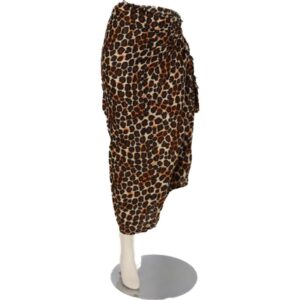 Om Namaste Sarong - 401 - dierenprint - panter - bruin