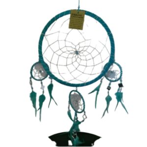 Dromenvanger - Spiegel - 22cm - Zwart - Dreamcatcher