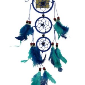 Dromenvanger Blauw & Turquoise 6cm - 3 ringen