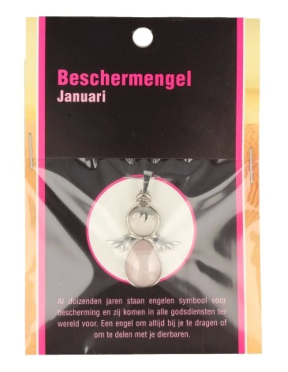 Beschermengel Januari op kaartje
