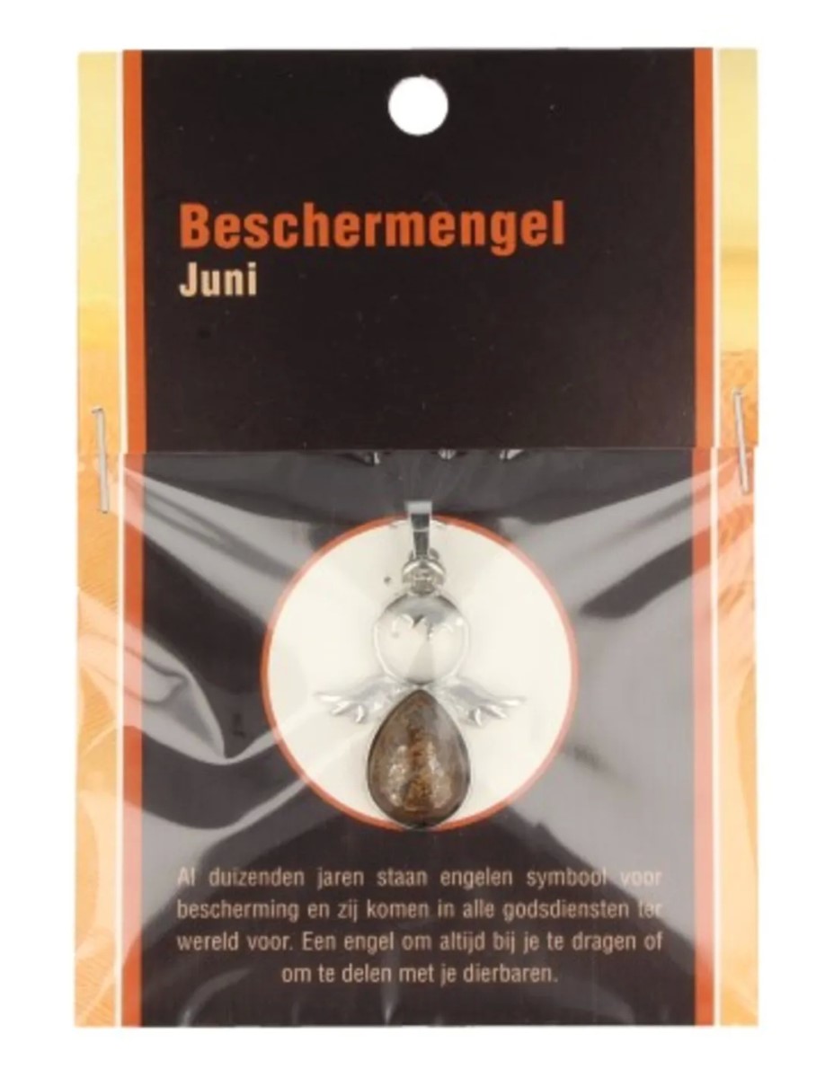 Beschermengel Juni op kaartje