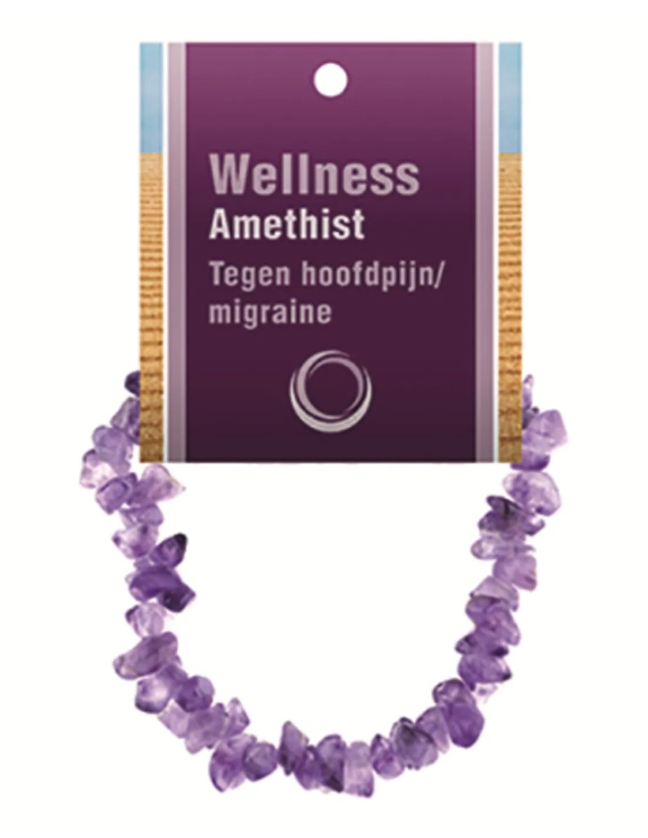 Amethist splitarmband + kaart - Afbeelding 3