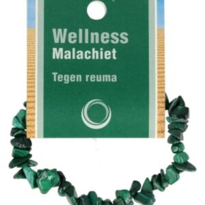 Malachiet splitarmband + kaart