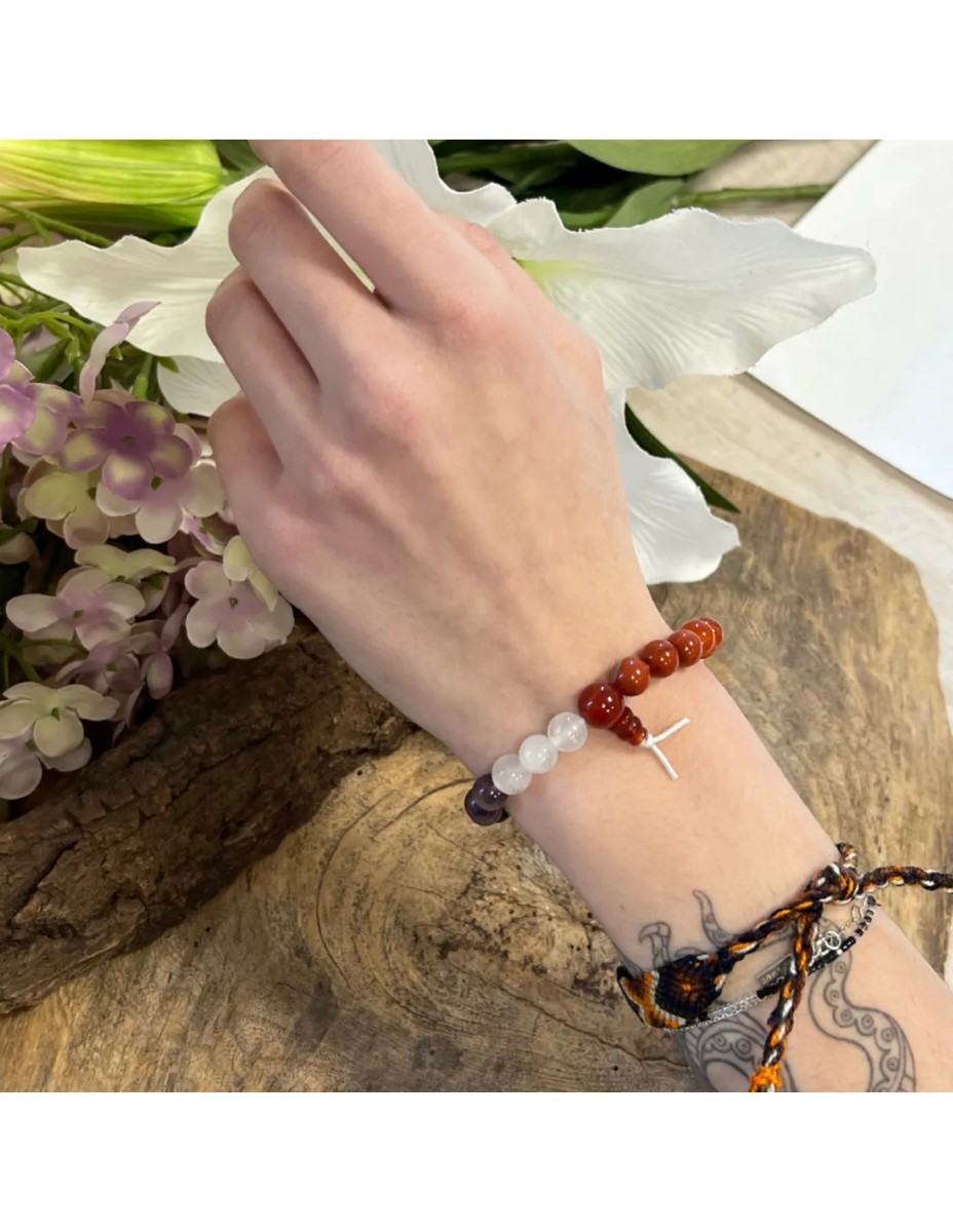 Chakra powerbead armband + kaart - Afbeelding 4