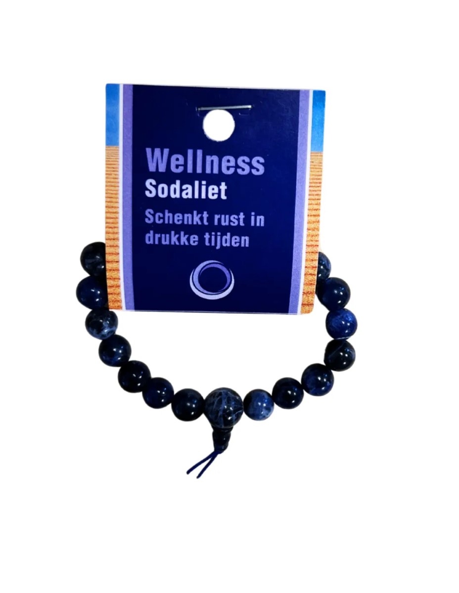 Sodaliet powerbead armband + kaart - Afbeelding 4