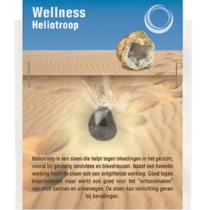 Heliotroop gezondheids hanger