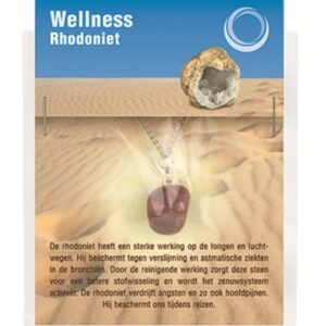 Rhodoniet gezondheids hanger
