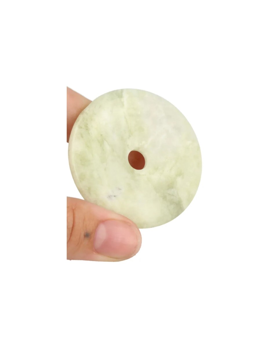 Jade Serpentijn donut 40 mm - Afbeelding 9
