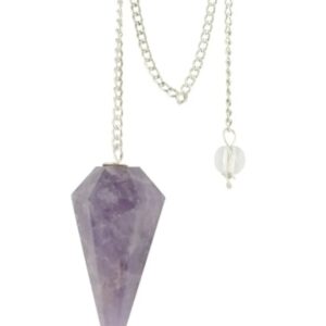Amethist pendel facet