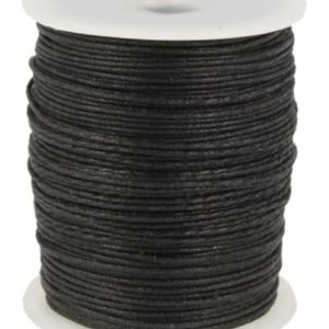 Waskoord rol 1 mm zwart