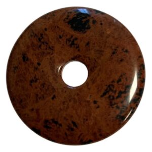 Obsidiaan mahonie donut 40 mm