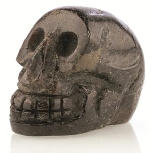 Granaat edelsteen schedel