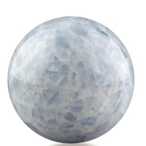 Calciet blauw edelsteen bollen, p/kg