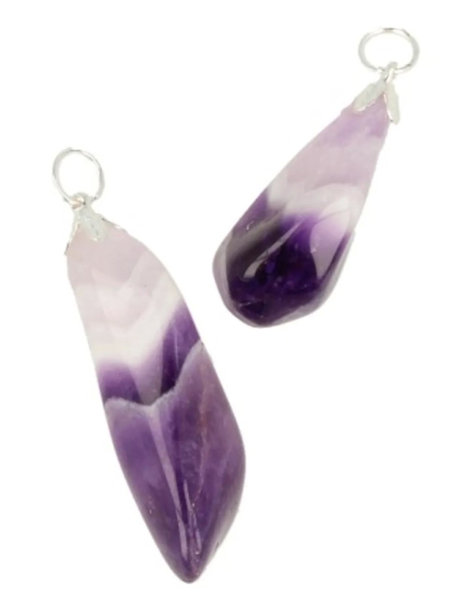 Amethistkwarts edelsteen hanger - Afbeelding 4