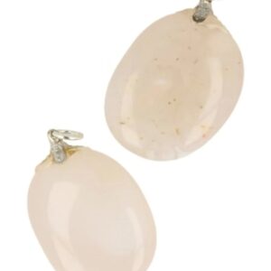 Chalcedoon roze edelsteen hanger