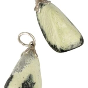 Serpentijn cheeta edelsteen hanger