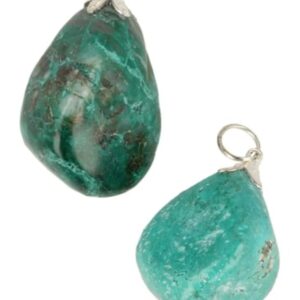 Chrysokolla edelsteen hanger