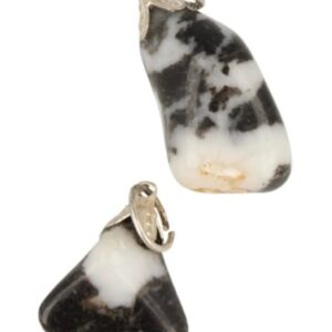 Jaspis zebra edelsteen hanger