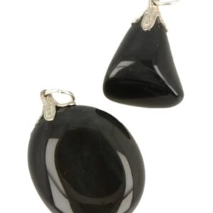 Obsidiaan regenboog edelsteen hanger