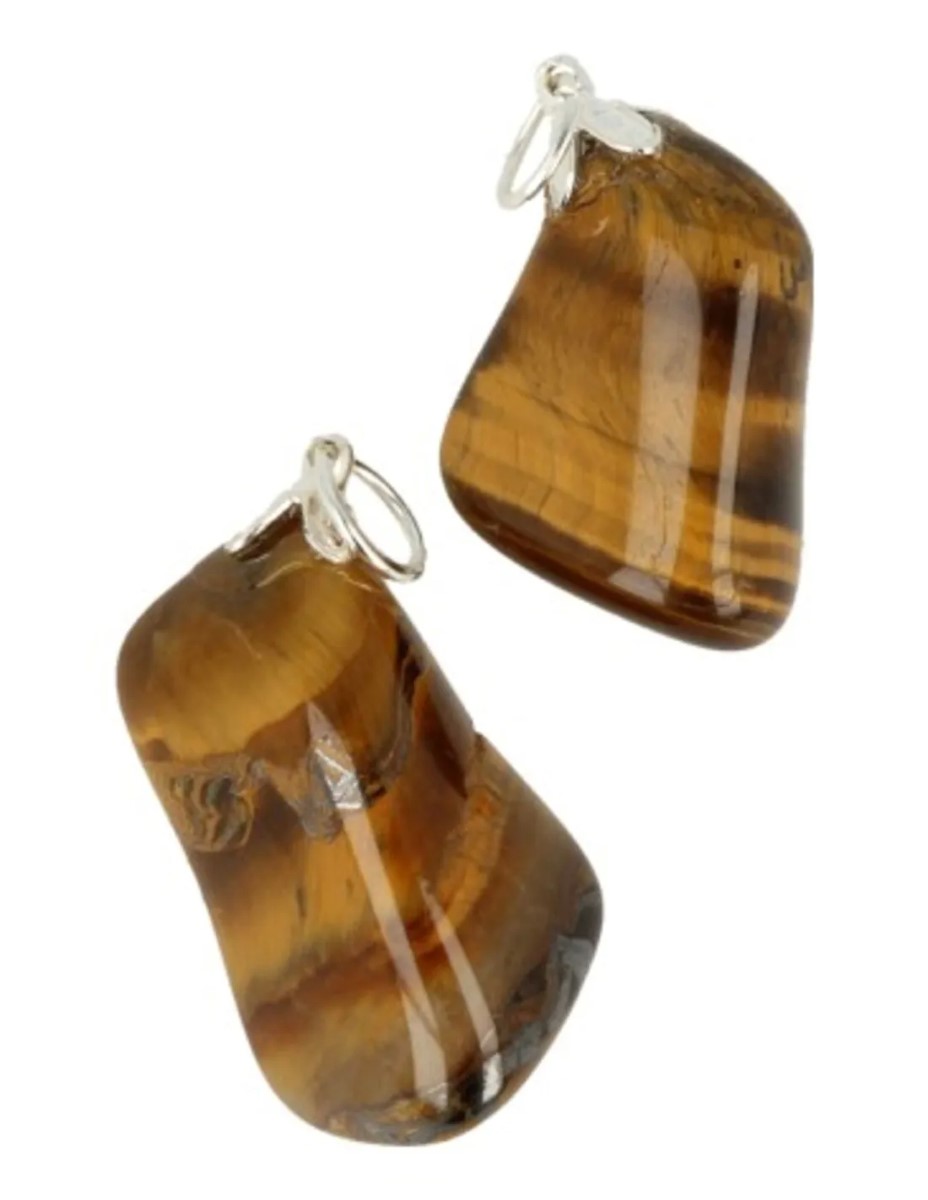 Tijgeroog edelsteen hanger - Afbeelding 4