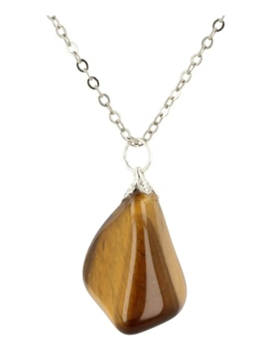Tijgeroog edelsteen hanger - Afbeelding 3