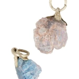 Toermalijn ruw edelsteen hanger