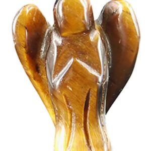 Engelen hanger 20 mm Tijgeroog