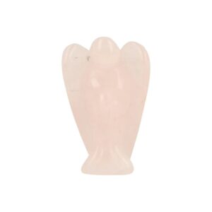 Staande engel 35 mm Roze kwarts