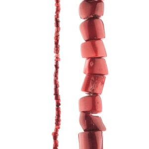 Koraal kralen streng 12 mm (imitatie)