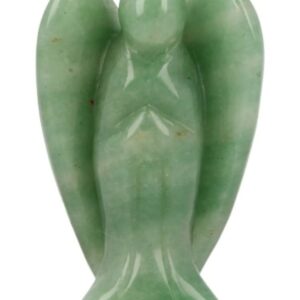 Aventurijn groen staande engel 70 mm