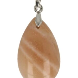 The drop of Maansteen oranje - hanger