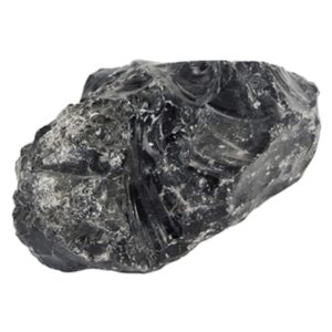 Obsidiaan zwart ruw, p/kg
