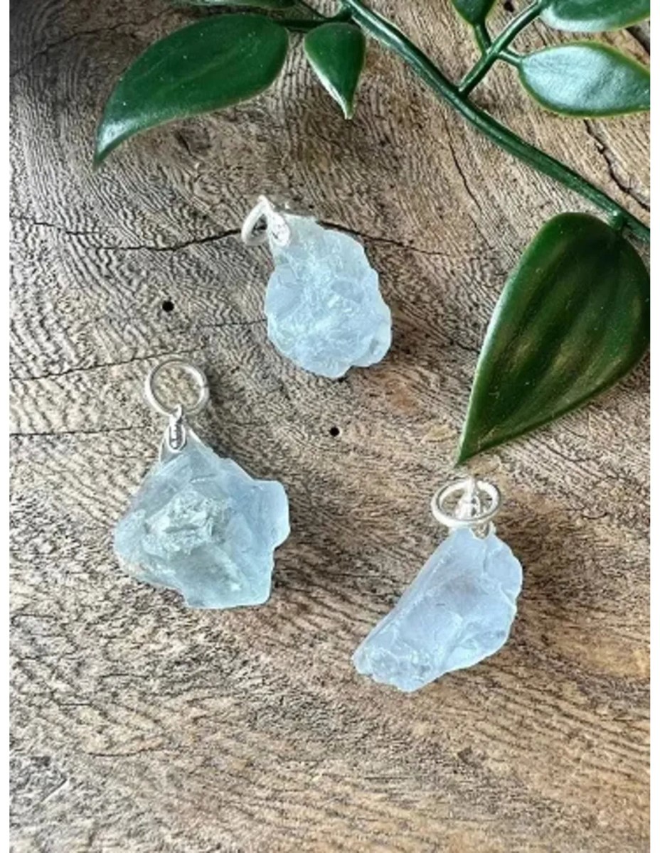 Celestien ruw edelsteen hanger - Afbeelding 2