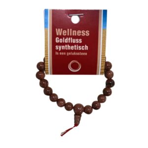 Goldfluss powerbead armband + kaart (synth)