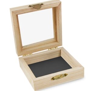 Verpakkingsdoosje / kistje hout 15x15 cm