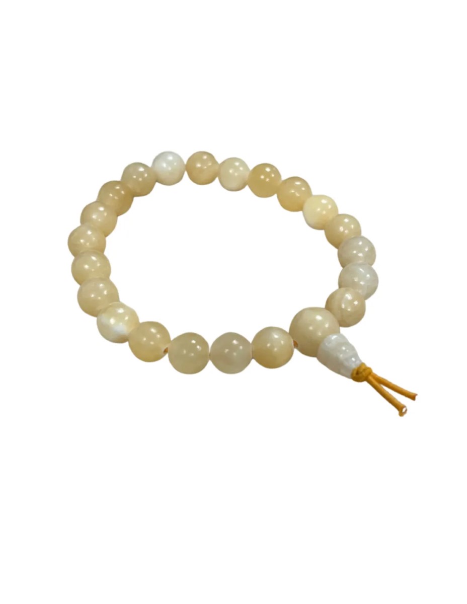Calciet geel powerbead armband - Afbeelding 6
