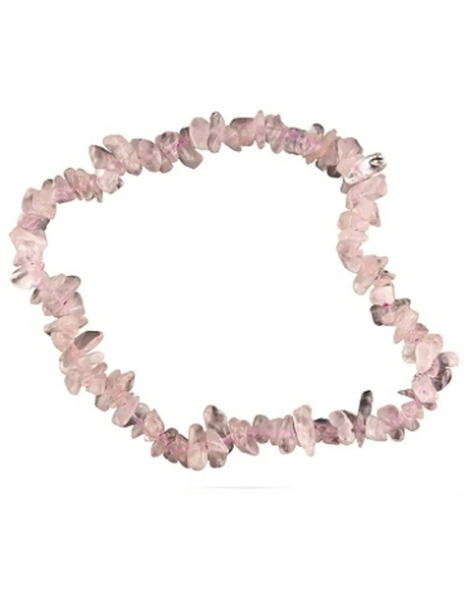 Roze kwarts splitarmband - Afbeelding 2