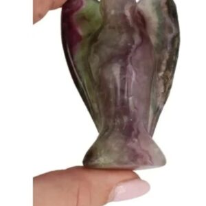 Fluoriet staande engel 70 mm