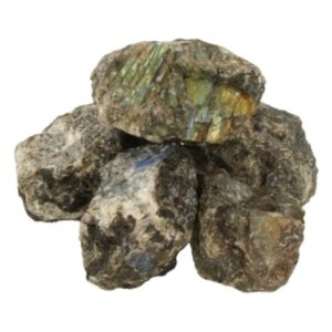 Labradoriet A ruwe brokken Madagaskar, p/kg