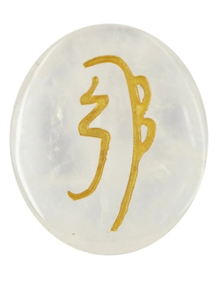 Bergkristal Sei-He-Ki reiki steen