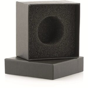 Verpakkingsdoosje zwart 75x75 mm