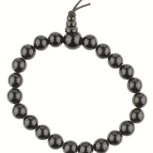 Obsidiaan zwart powerbead armband
